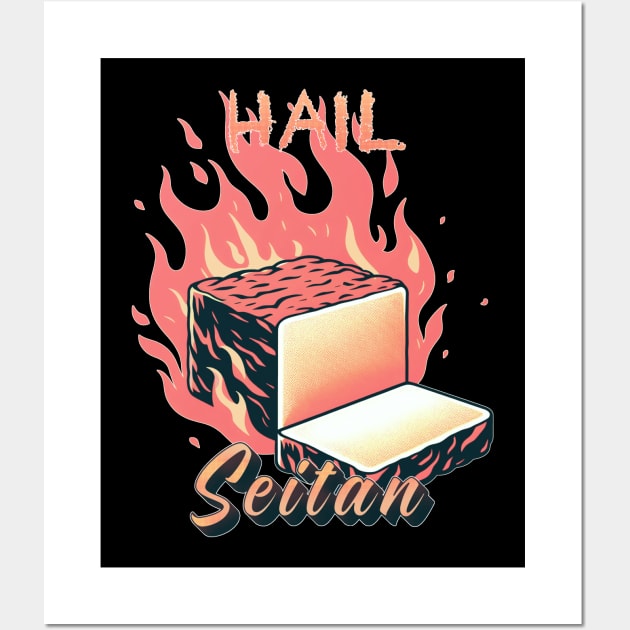 HAIL SEITAN 4 Wall Art by AizaBreathe